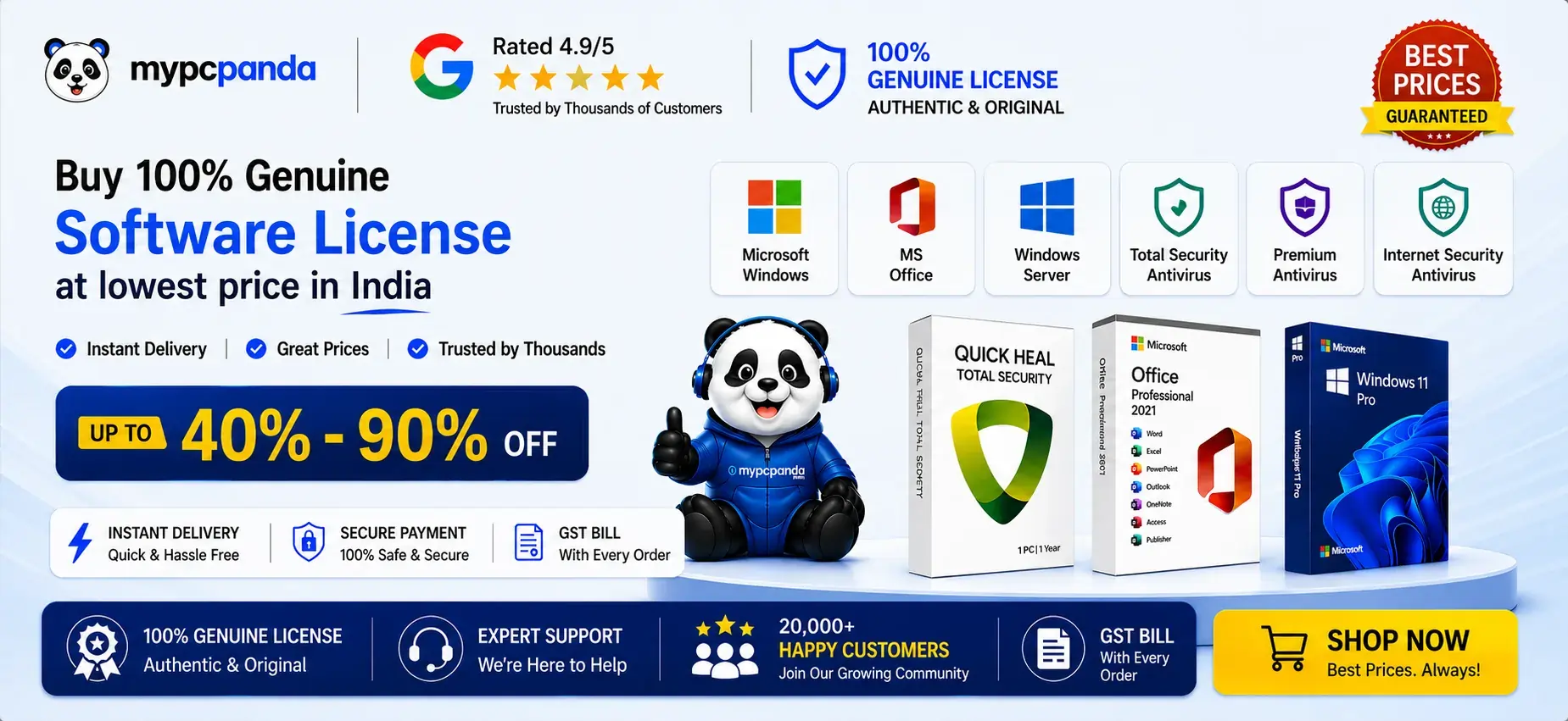 MyPCPanda - Buy Antivirus, Microsoft Windows & MS Office